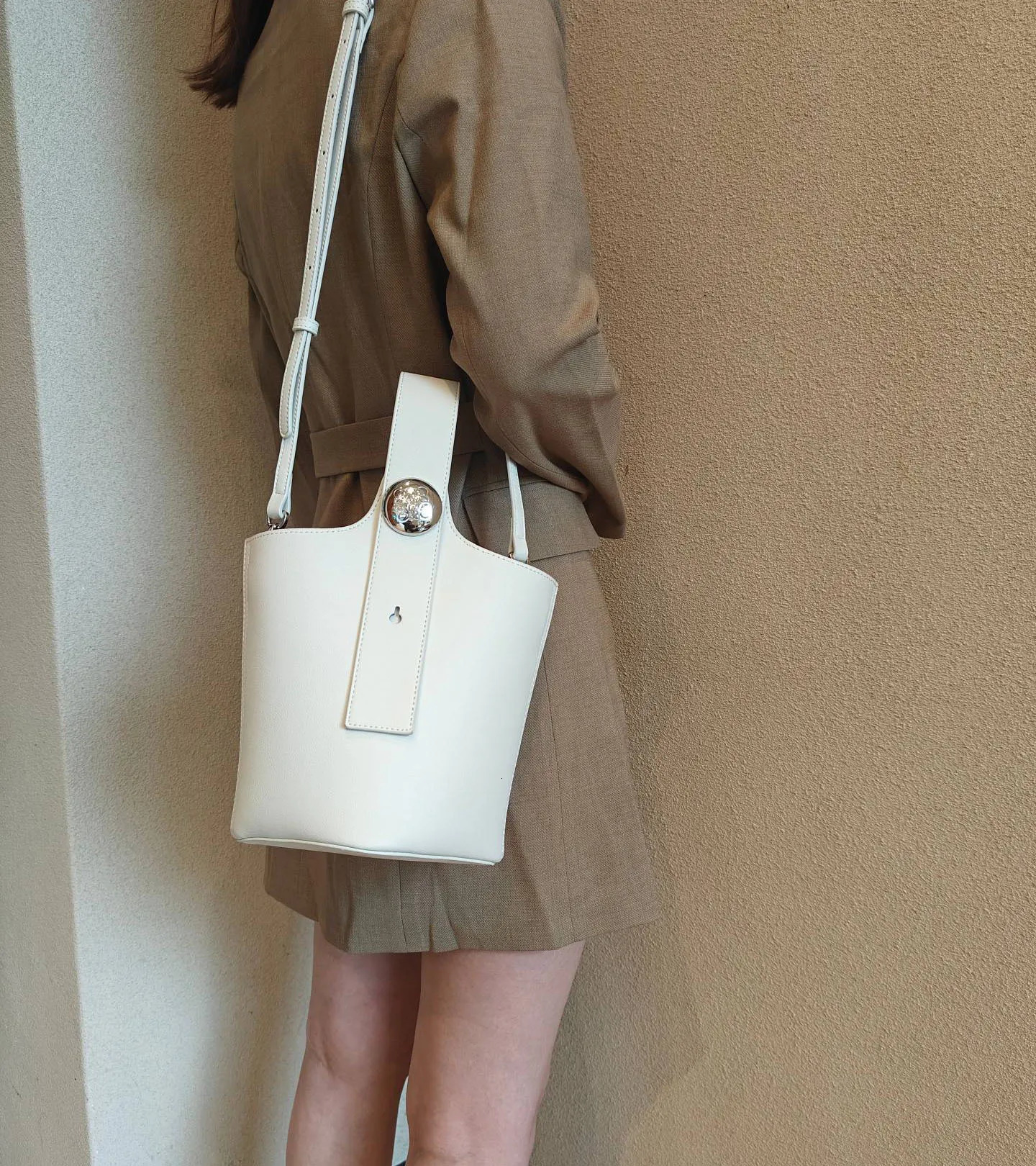 High quality small bucket Pu leather womens mini wallet and handbag shoulder cross body bag 241022 178c