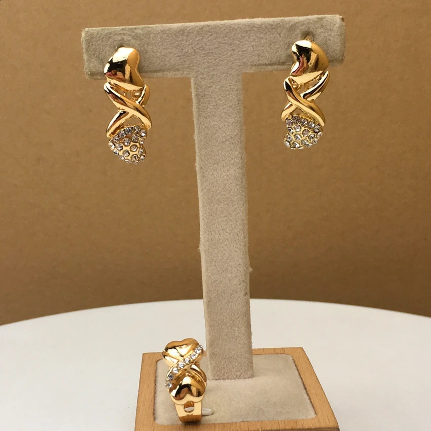 Yuminglai Heart Jewelry Hugs and Kisses Jewelry XOXO Jewelry African Fashion Jewelry for Women FHK10242 241021