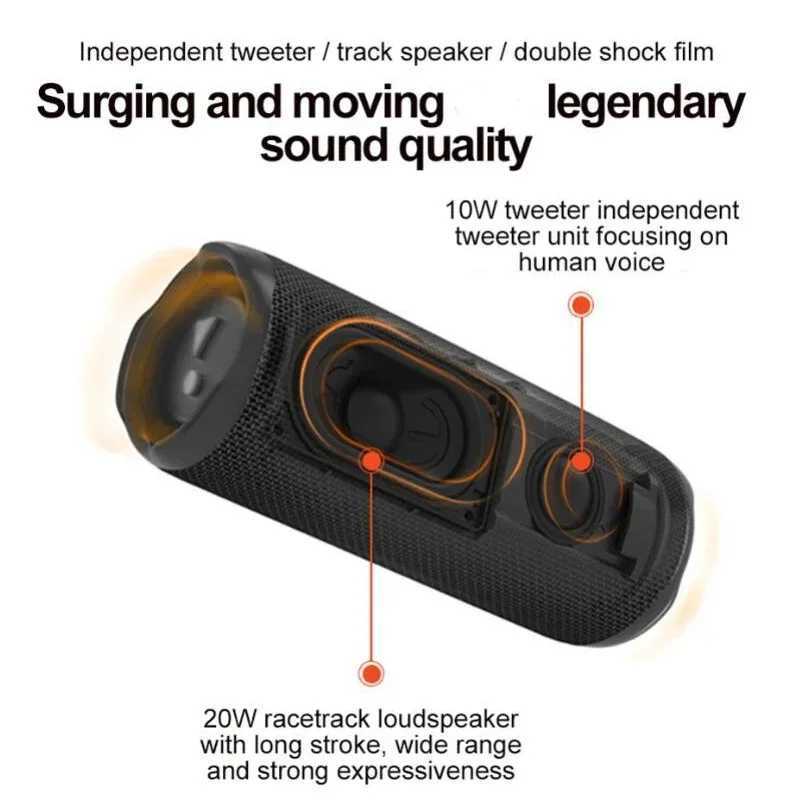 Loudspeaker box Flip 6 Waterproof Portable Bluetooth Speaker Powerful Sound Bass PX7 Waterproof Camouflage Green Caixa De Som Music Box Flip6 Z241021