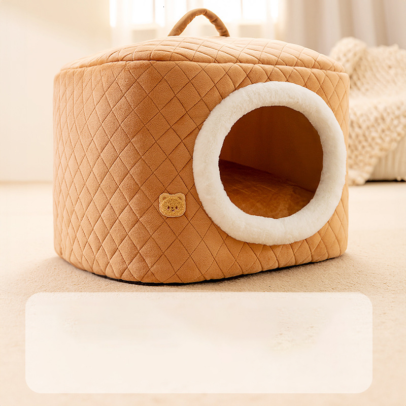 Designer kennel four seasons general purpose can be disassembled and washed winter warm type bed small teddy dog house mat supplies