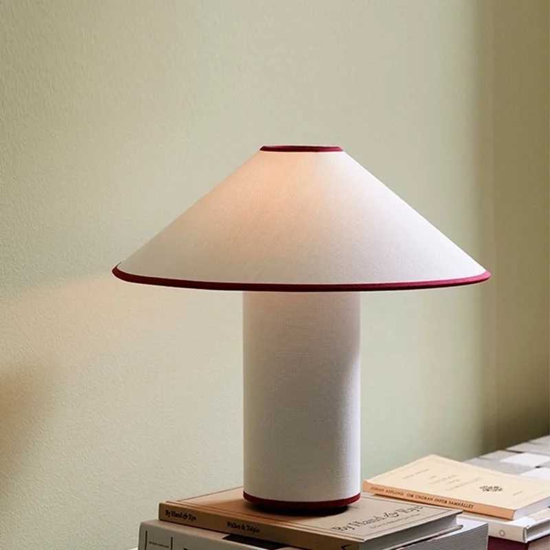Vintage Wabi sabi table lamp mushroom table lamp for living room study bedroom bedside table sofa fabric table lamp X241021