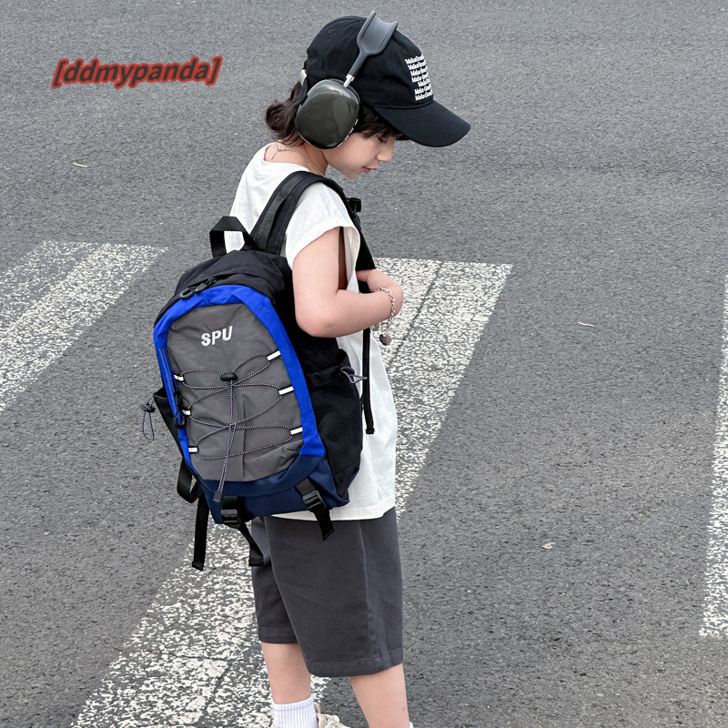 6-12 year old children's outdoor travel lightweight non slip, large capacity elementary school backpack, camping and hiking bag #25 ddmypanda ddm