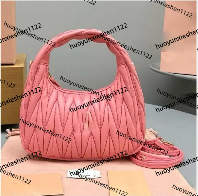 10A Luxury Wander Matelasse tote underarm bags Designer half moon hobo shoulder bags Womens travel crossbody handbag purses mens leathe