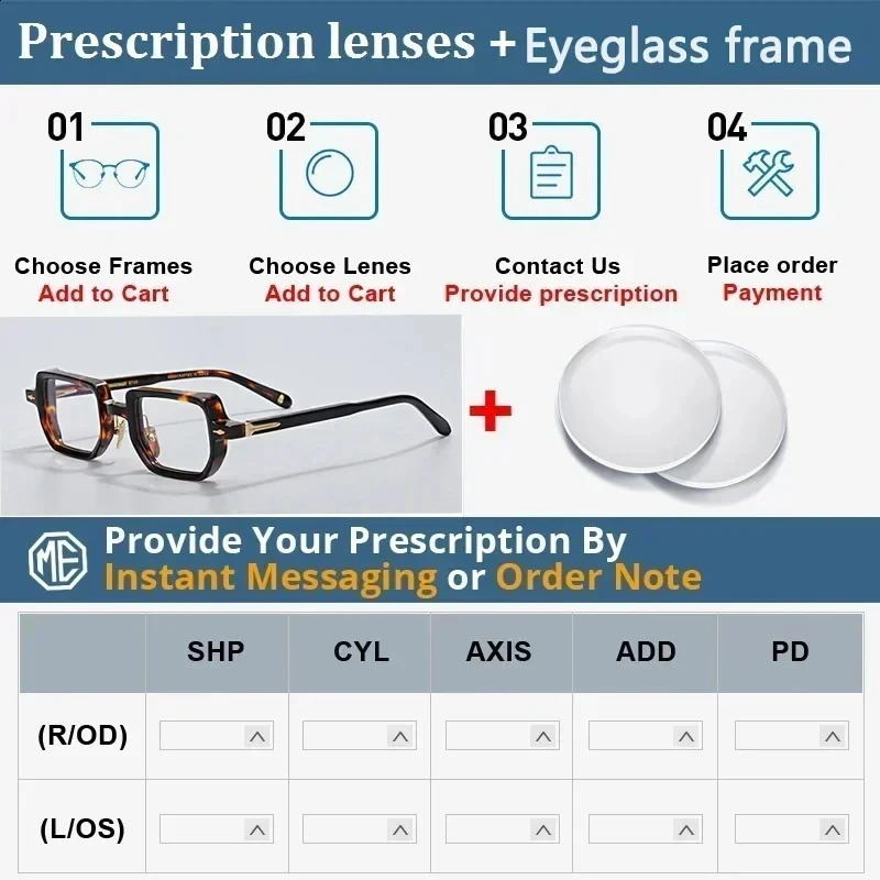 Mens high-quality optical glasses frame square acetate retro thick edge matte black fashionable women Myopia prescription glasses 241021