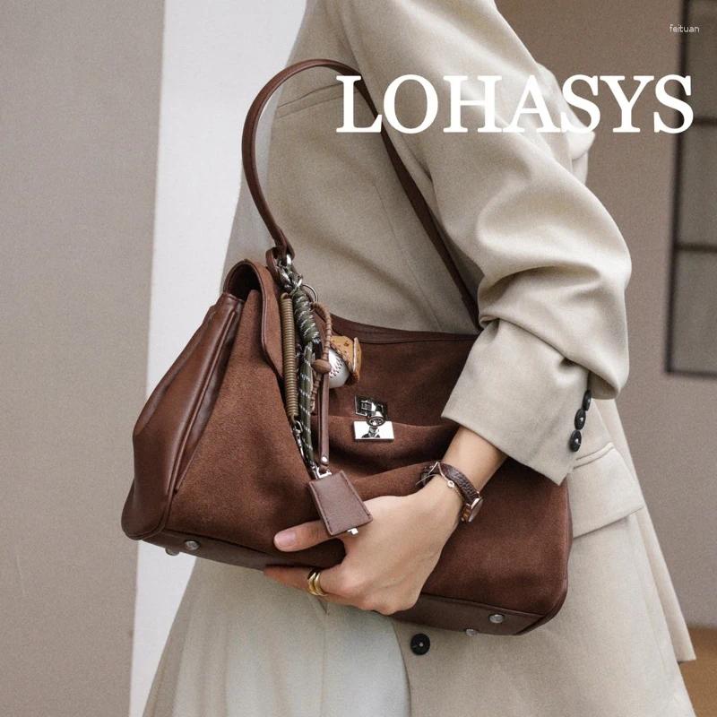 Totes Genuine Leather Shoulder Bags For Women Tote Fashion Urban Retro Handbags Premium Crossbody 1104 4