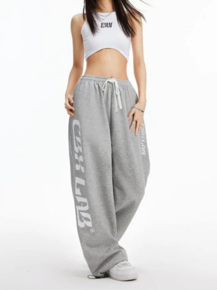 HOUZHOU Y2K Retro Bag Runner Sports Pants Womens Extra Large Korean Fashion Sports Pants Harajuku Street Clothing Gyaru Kpop Trousers 241022