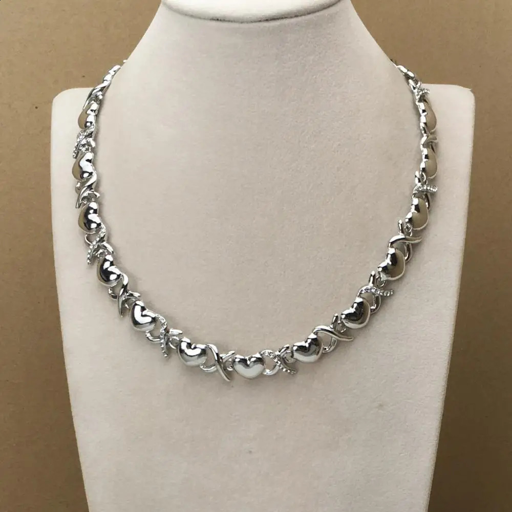 Yuminglai Heart Jewelry Hugs and Kisses Jewelry XOXO Jewelry African Fashion Jewelry for Women FHK10242 241021