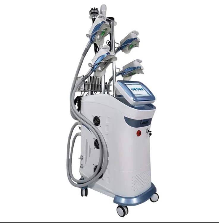 Effective 360 Fat Freezing Cryo Slimming Machine Body Sculpting fat reduce Cooling Lipolysis 4 handles work at the same time with Chin Handle slimming