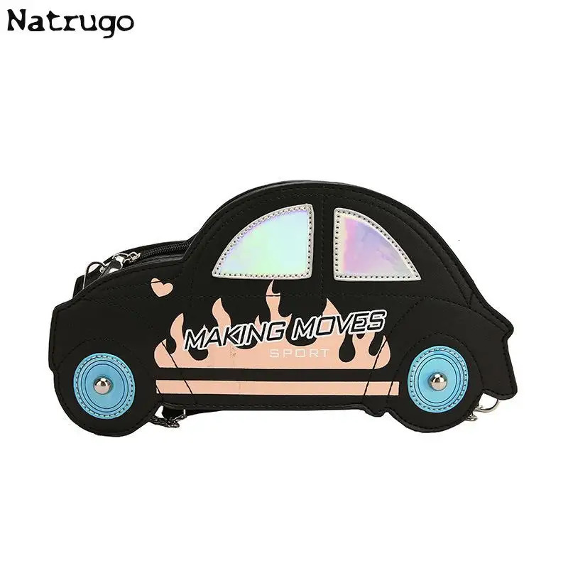 Interesting messenger bag cute womens cross body chain bag car shaped womens handbag personalized shoulder bag 241023