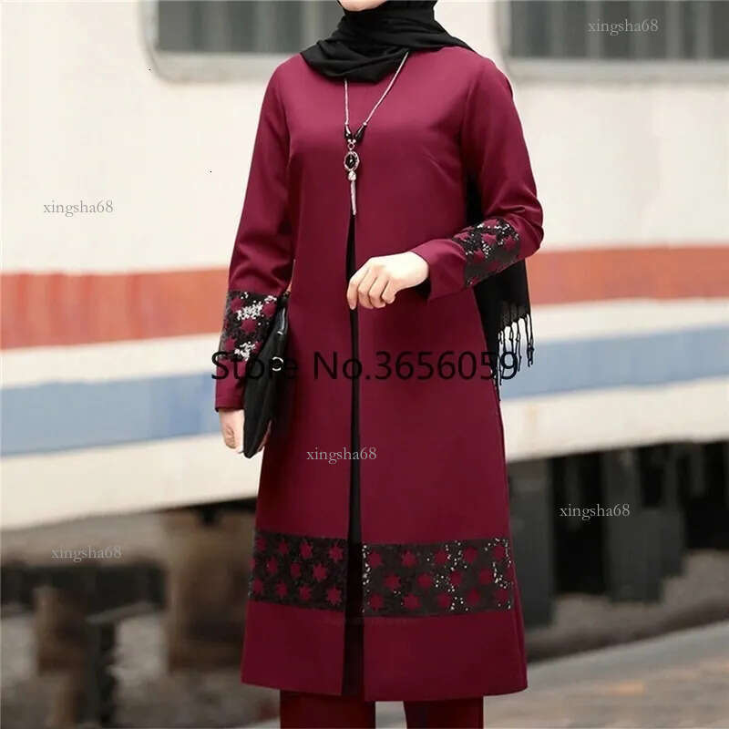 Ethnic Clothing Muslim Fashion Abaya Dress Arab Middle East Islamic Clothing for Women Eid Mubarak Saudi Arabia Dubai Casual Abayas Pant Set 230131