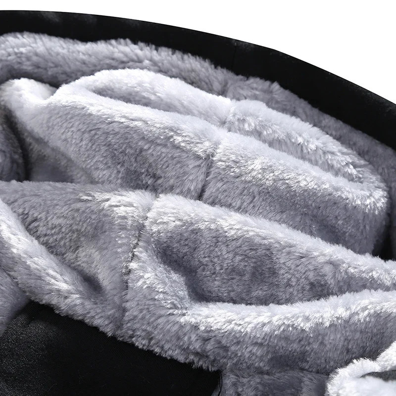 Mens thick winter autumn mens casual printed sportswear loose hooded sweatshirt long pants two-piece mens sportswear set 241023