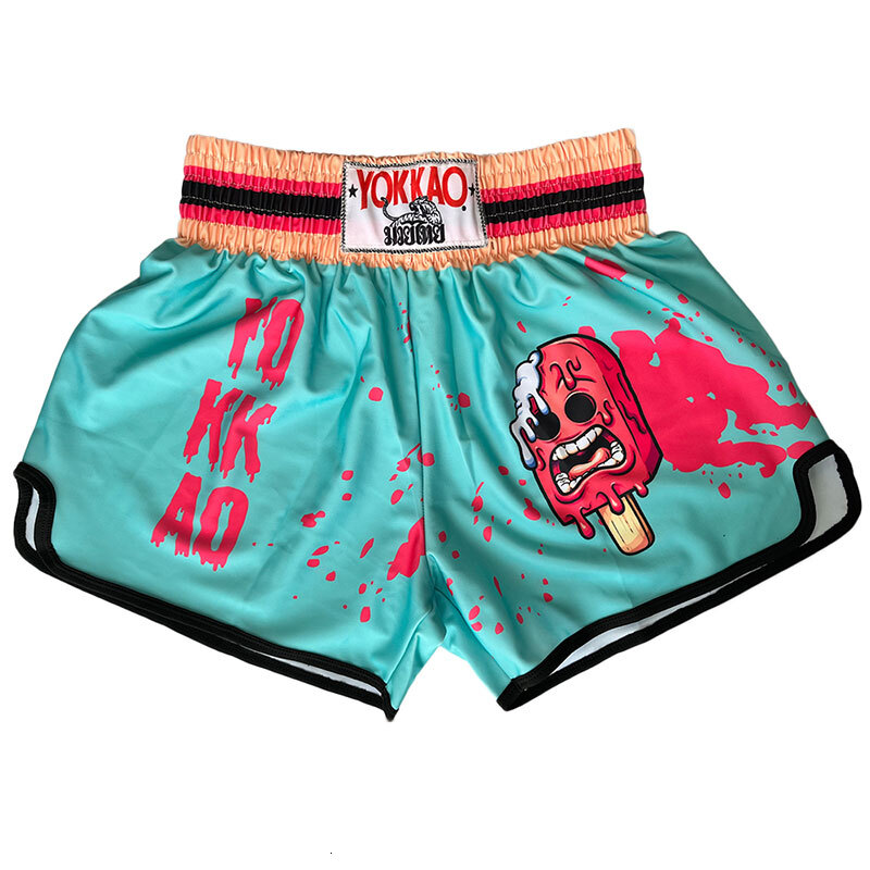 3D Printed Mens Sports Training Shorts MMA Fighting Shorts