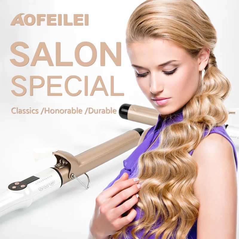 2025 New True Electrical Professional Ceramic Curler Lcd Curler Iron Curler Waver Fashion Styling Tool M250425