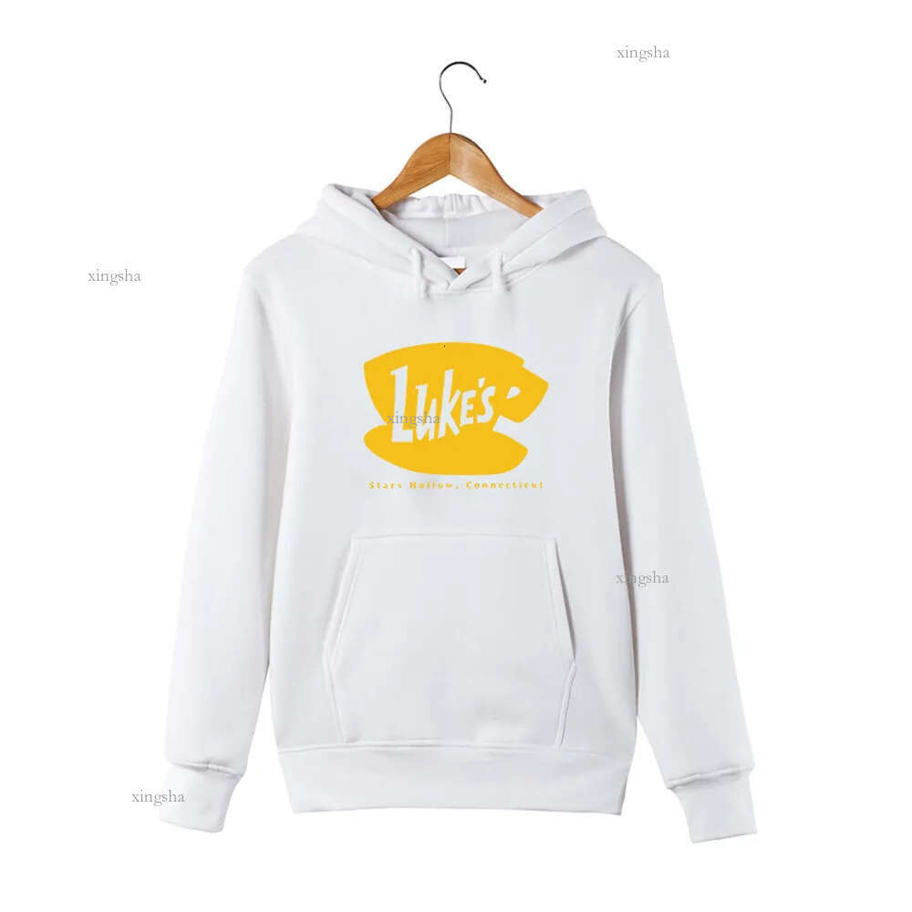 Luke's Diner Hoodie Gilmore Girls Lukes Hoodie Stars Hallow Lorelai Rory Lane Hooded Pullover Sweatershirt 201203