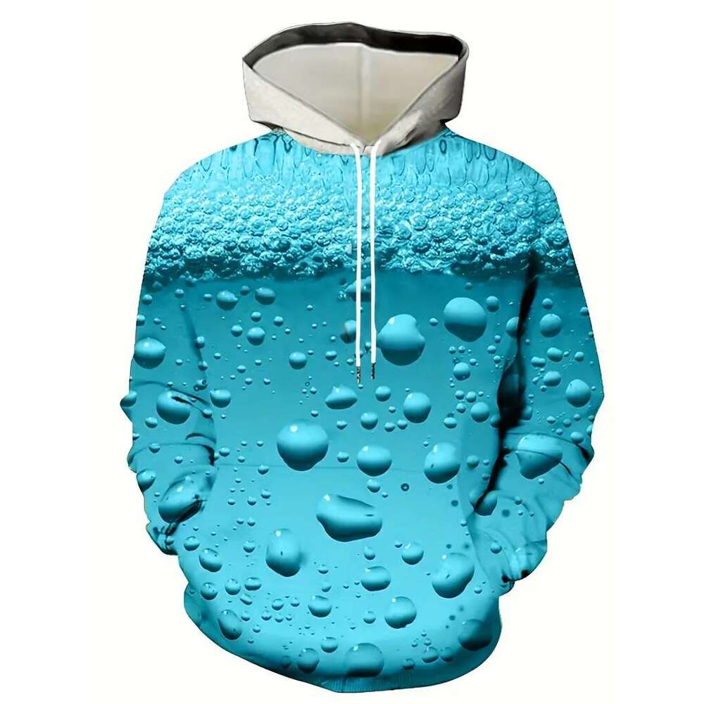 s Men Hoodie Beer D Print Sweatshirts For Autumn Harajuku Hooded Pullover Casual Clothes Streetwear Top Clothing Sweathirt Caual Clothe