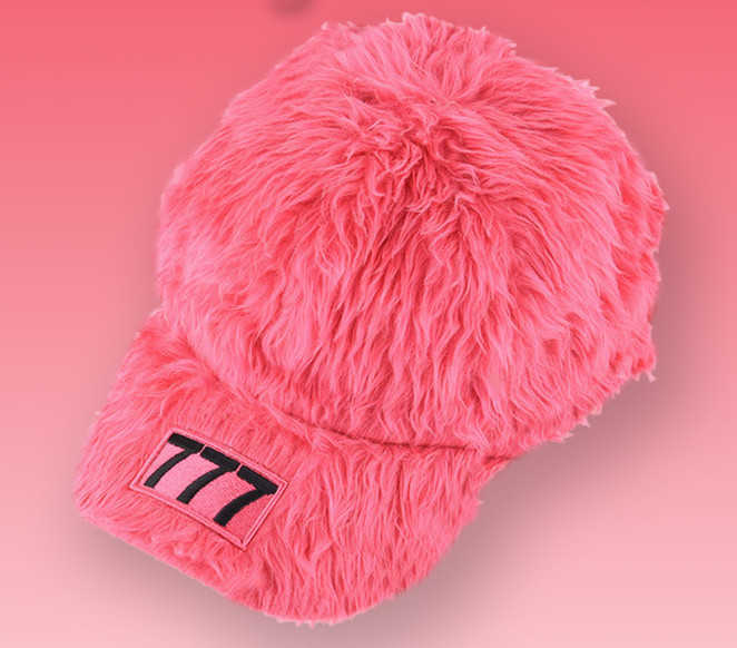 New color furry digital baseball cap for autumn and winter 2023 duck tongue cap warm and versatile hip-hop hat X241023