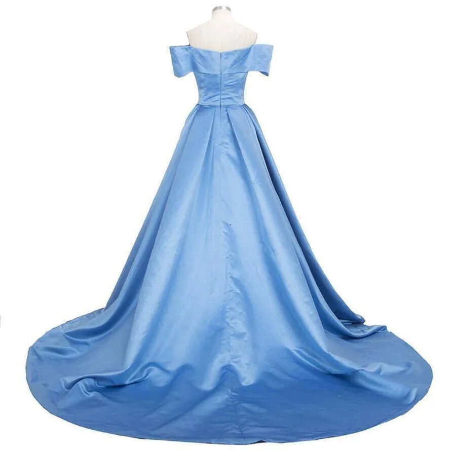 Split Prom Selg Hot Dresses 20222 A E Off Shoulder Ruffles Long Evening Gowns Robe De Soriee Custom Made Ba6777 vening