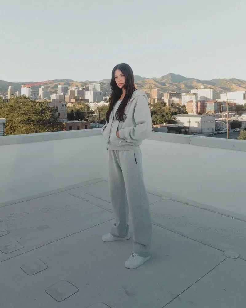 Trend Solid Color Hoodie for Women Y2k American Street Gothic Fashion Casual Loose Edition Super Large Sports Shirt for Men 241023