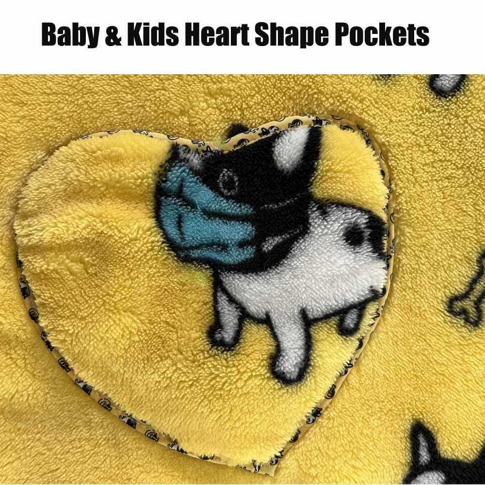 Oversized Winter Sherpa Blanket Hoodie Blanket for Women Extra Large Animal Fleece Sweatshirt Family Matching Outfits WinterXJ241008