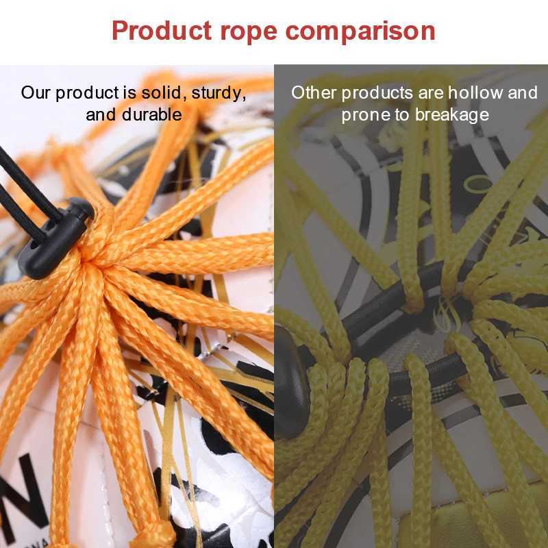 1Pc Youth Football Self Trainer Kick Net Pocket Profional Outdoor Sport Nylon Bag Basketball Soccer Ball Bag Mesh Carry BagXJ241023