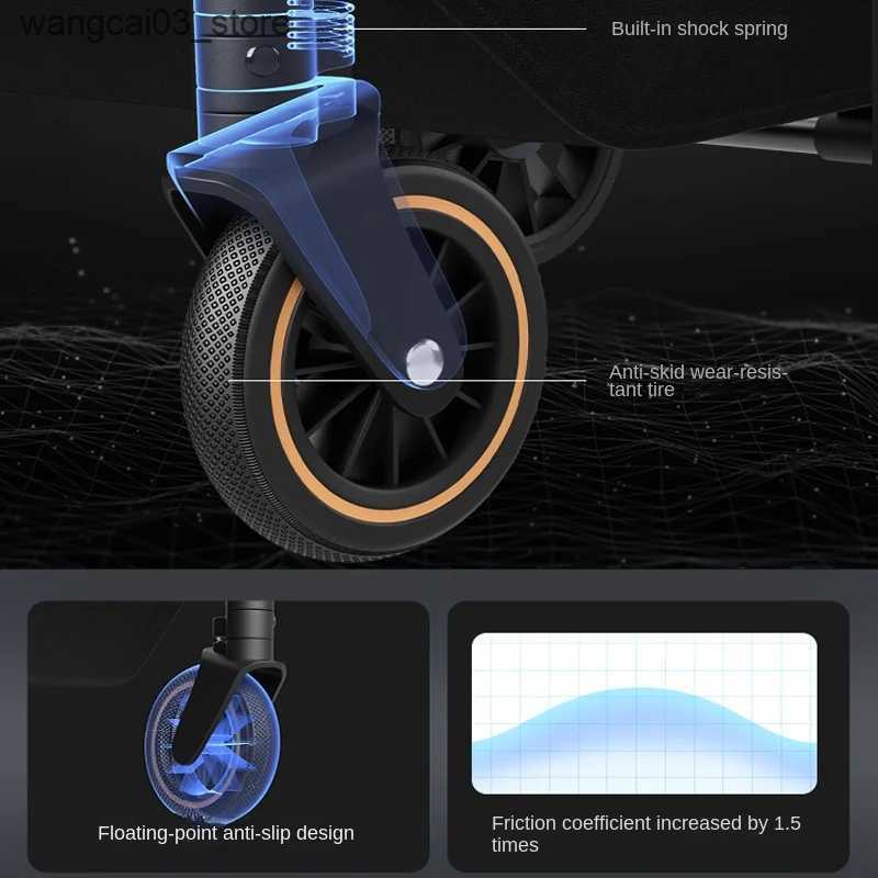 Strollers# New Baby Stroller Ultra-lightweight Pram can sit and lie down Foldable 0-3 Years old Childrens strollers Four Wheels L240910