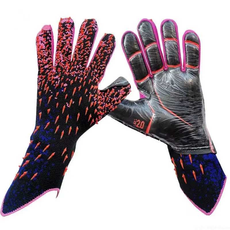 Goalie Gloves Latex Soccer Goalkeeper Gloves Anti-slip Thicken Football Goalie Gloves Finger Protection Soccer EquipmentXJ241023