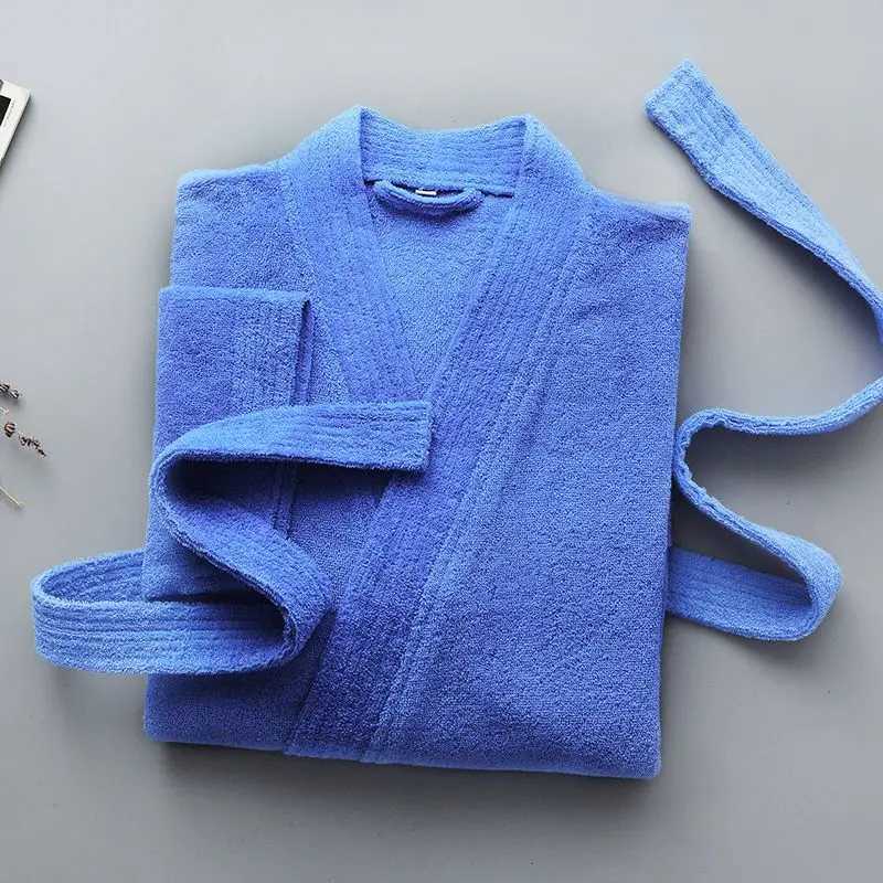 Summer mens kimono bathroom 100% pure cotton dress plus size XL towel Fce Spwear pajamas casual pajamas W241023