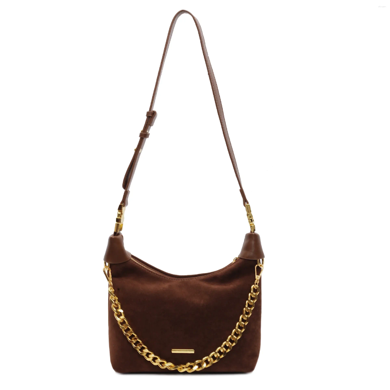 Free Shipping Drawstring Trendy Design Retro Crossbody Bag Suede Leather Shoulder Bags Women Tote Handbags And Purses 2025 Traveldesigner Bag Luxury B
