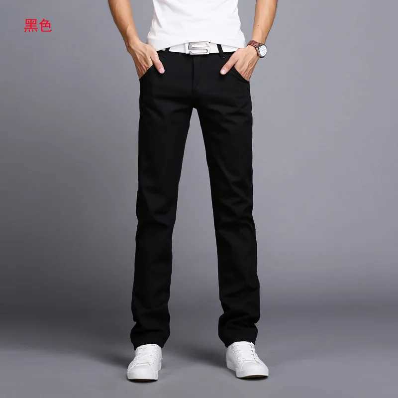 2024 Spring autumn New Casual Pants Men Cotton Slim Fit Chinos Fashion Trousers Male Brand Clothing 9 colors Plus Size 28-38X241023