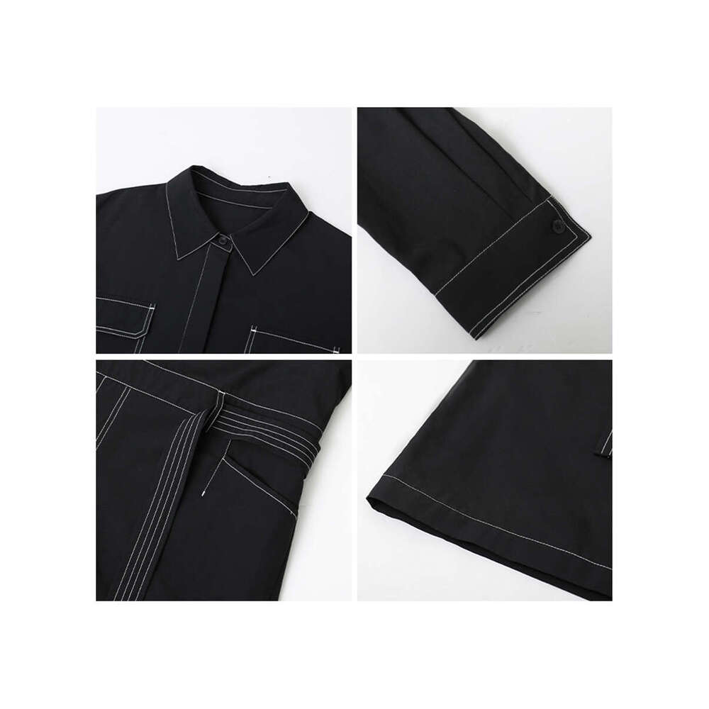 CHIC VEN Women's Jumpsuits Loose Bright E Straight Female Rompers With Waist Belt Summer 2024