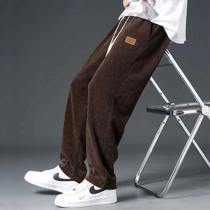Y2k Korean Men Basic Blank Solid Baggy Joggers Running Sports Pants Trousers Casual Grey Jogging Pants For Men Drstring PantsXJ241023