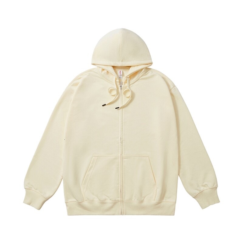 Men's hoodie, autumn new large circular hooded zipper suitable for both men and women, warm and fashionable