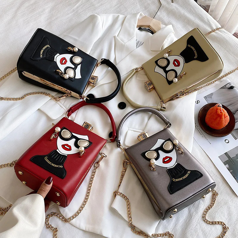Womens Novel Womens Shoulder Bag Fashion PU Leather Top Handbag Womens Clutch Wallet 241023