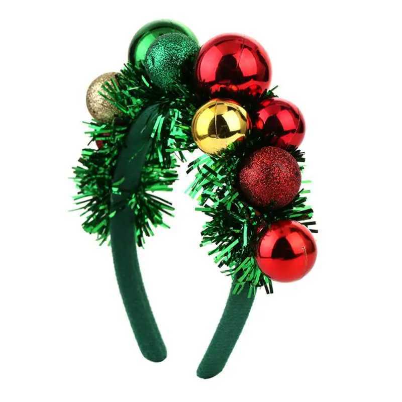 Supplies Decoration Gift Christmas Spotlight Ball Headband Christmas Headband Small Gift Decoration Childrens HolidayX241022