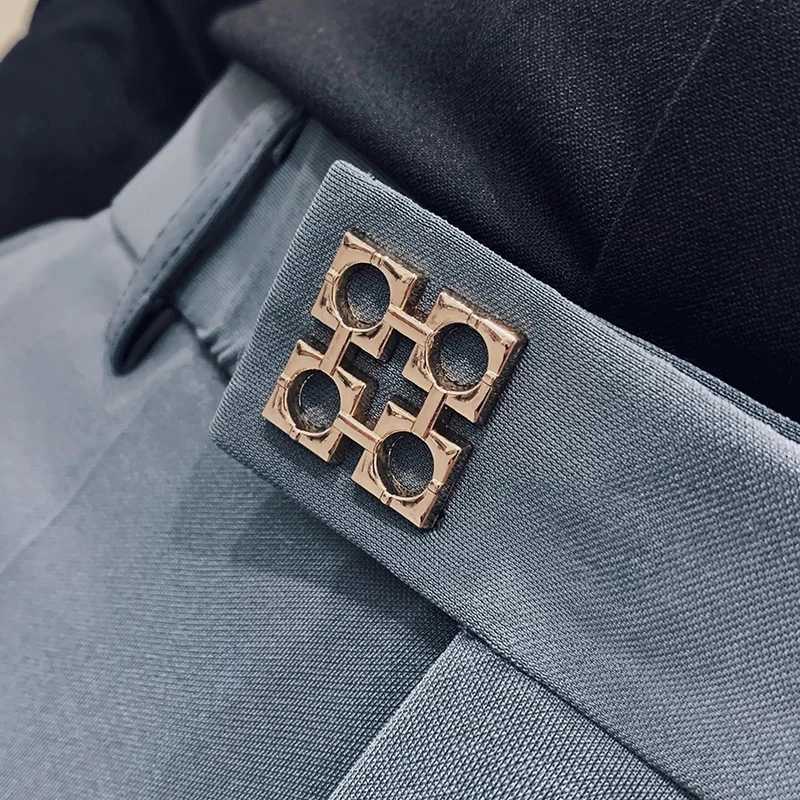 Spring 2022 Men Pants Korean Slim Fit Men Casual Ankle Length Pants Streetwear Men High Quality Black Gray Khi Dress Suit PantX241023