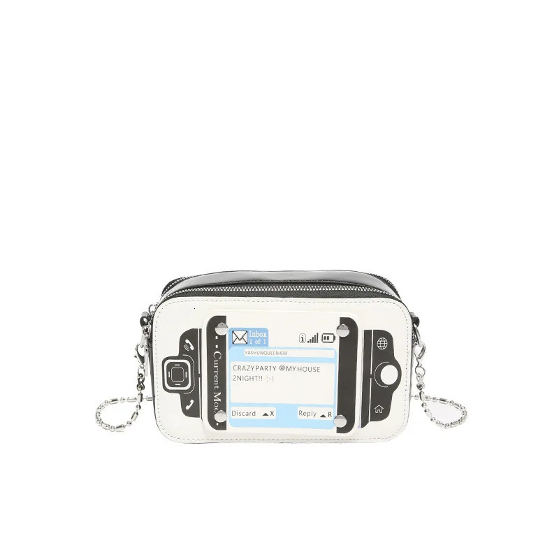 Funny shoulder bag for girls cute phone style chain crossbody bag for women small phone bag 241023
