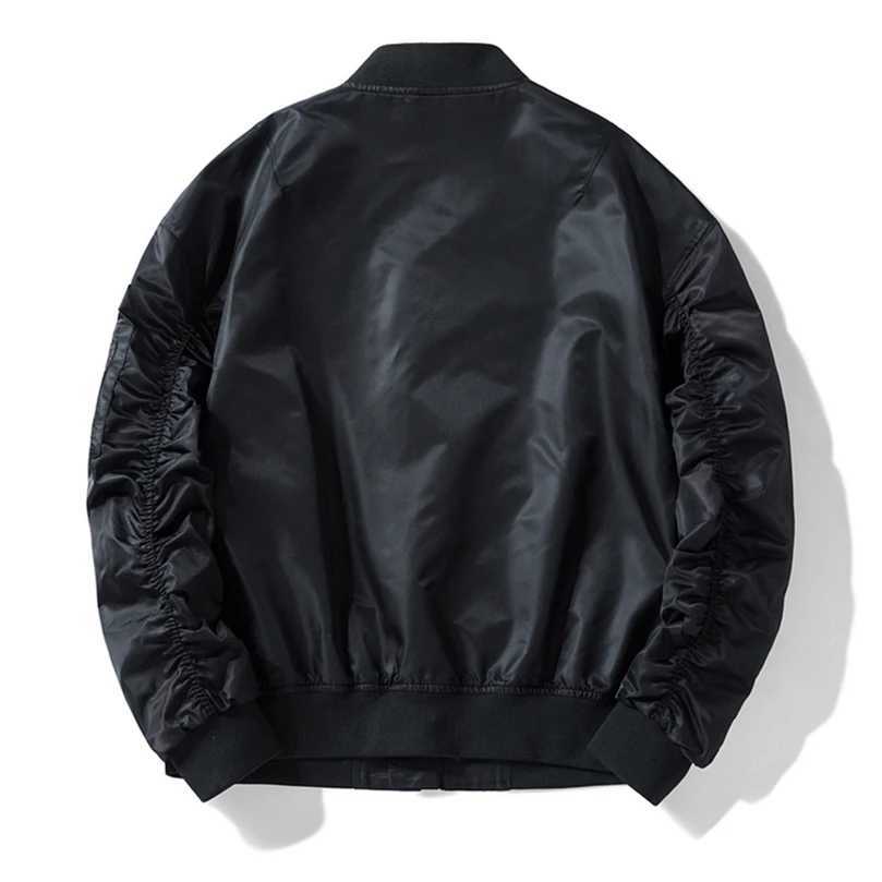 Autumn Winter Bomber Jacket Mens Large Size Pilot Military Jacket Mens T-shirt Brand Clothing Parka 2024 Padded MA1 X241023