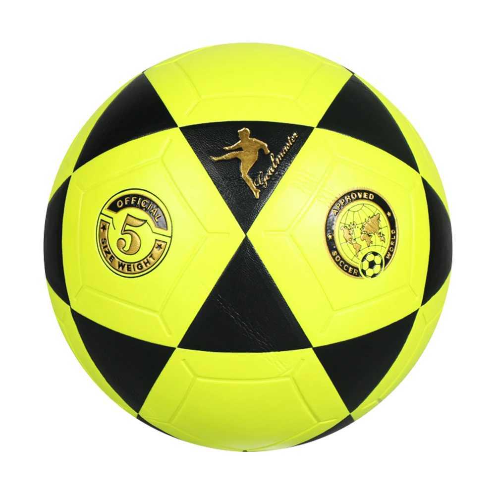 Size 5 Soccer Ball Youth Soccer Ball Machine Stitched School Competition Football Black Triang Print for Outdoor SportsXJ241023