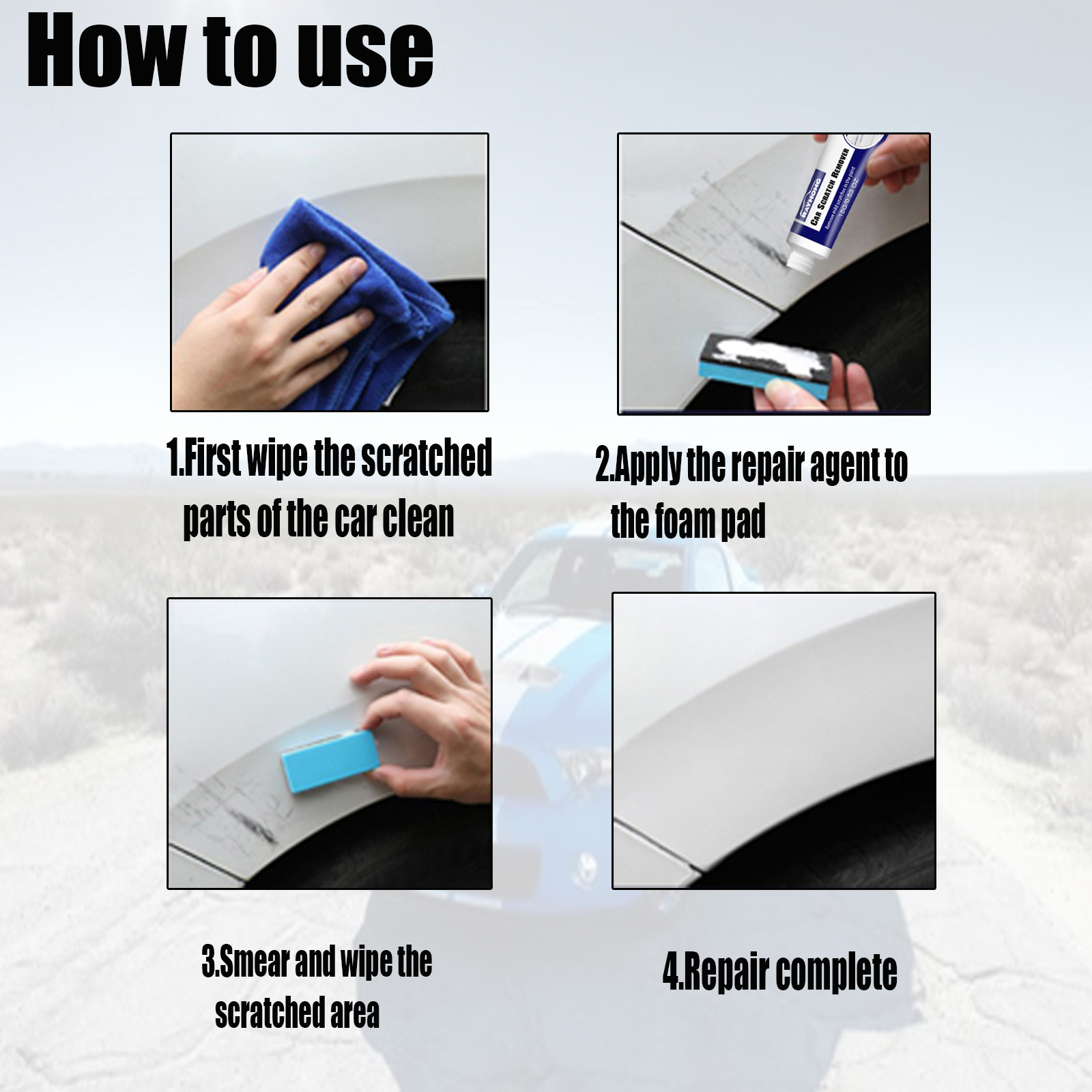 US Stock Efficient Rayhong Vehicle Scratch Restoration Toolset for Smooth Surface Renewal