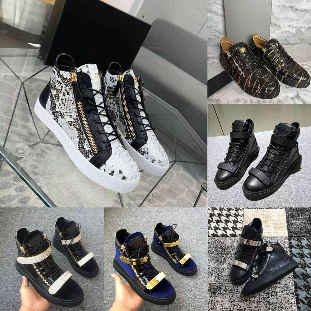 2025New Giuseppe Zipper Frankie Designer high top Classic casual old Super Star Italian brand Super Dirty Luxury sequined white sneakers platform sparkling 94