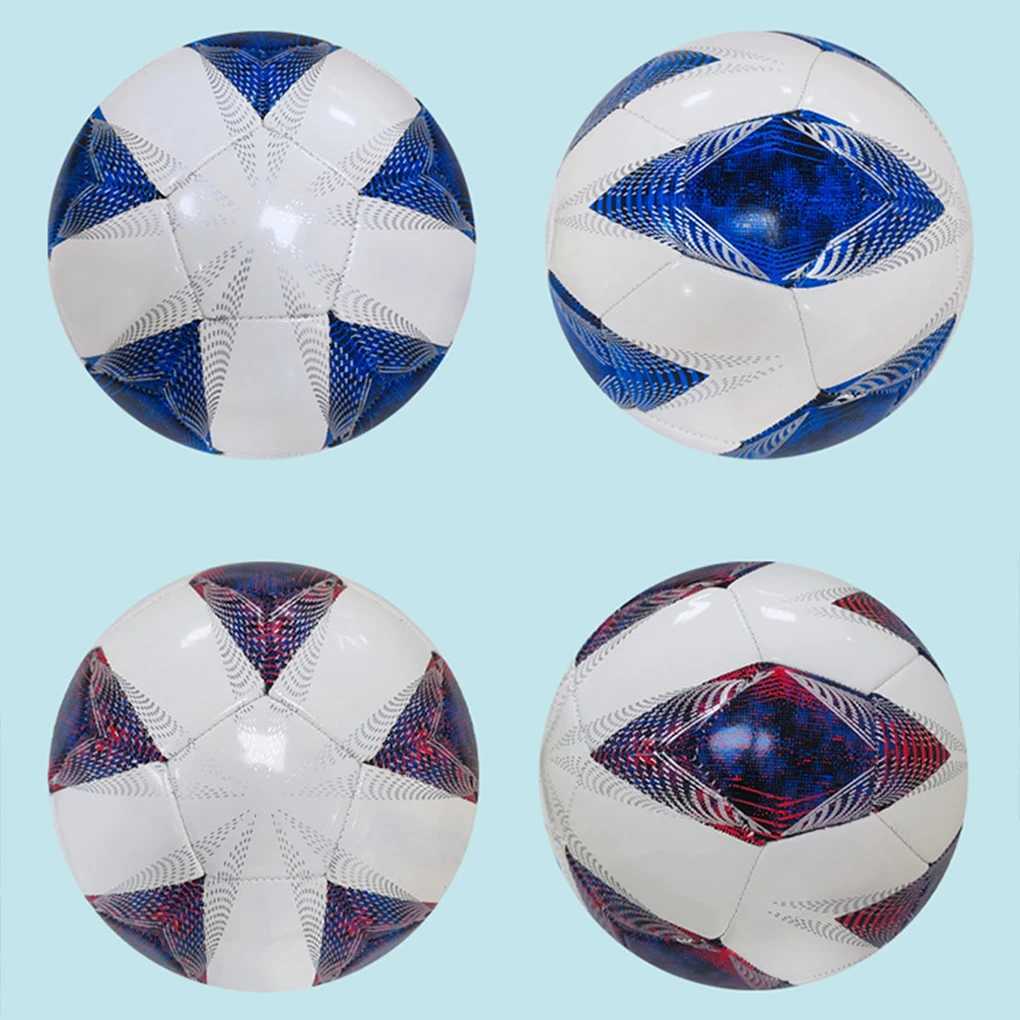 Official Size Soccer Ball For Smooth Handling And Control Size 5 Soccer Ball Football Training Match White RedXJ241023