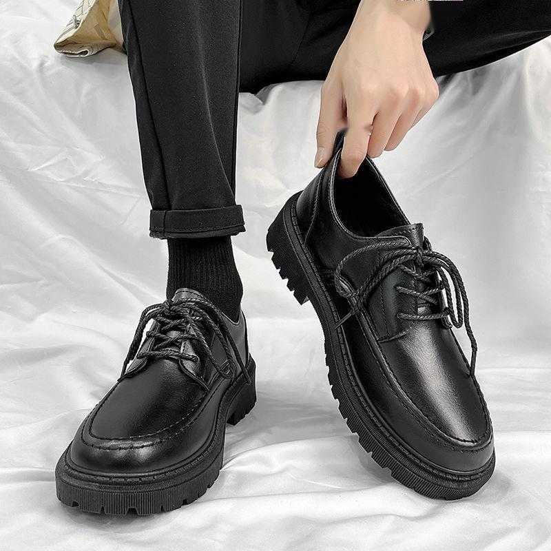 Men Dress Shoes Mens Casual Shoes New Spring British Business Dress Shoes Sports And Leisure Loafers One Step Trendy Shoes 241009