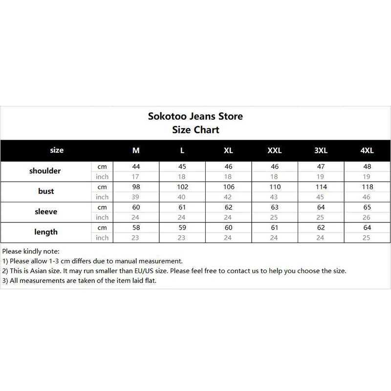 Sokotou mens ripped blue jeans motorcycle jacket sports shirt zipper lapel denim jacket X241023