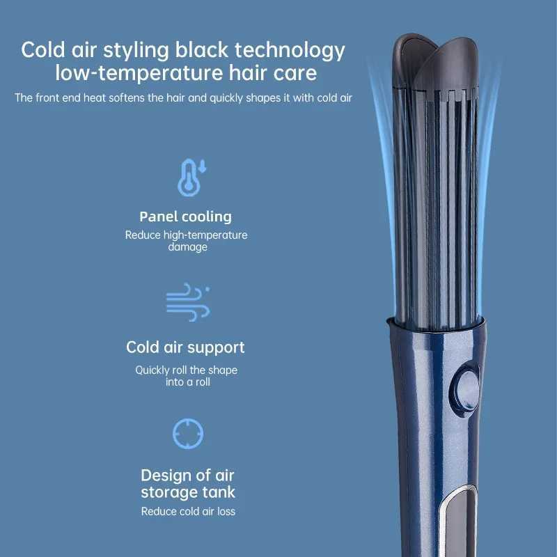 New Arrival 518-2 in 1 electric straightener curling iron flat iron negative ion straight curling iron plate corrugated hair care Z241022