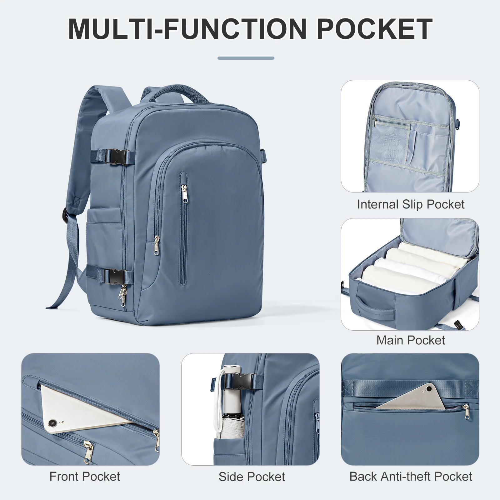 Large capacity Easyjet portable 45x36x20 backpack Ryanair 40x20x25 mens cabin backpack 241023