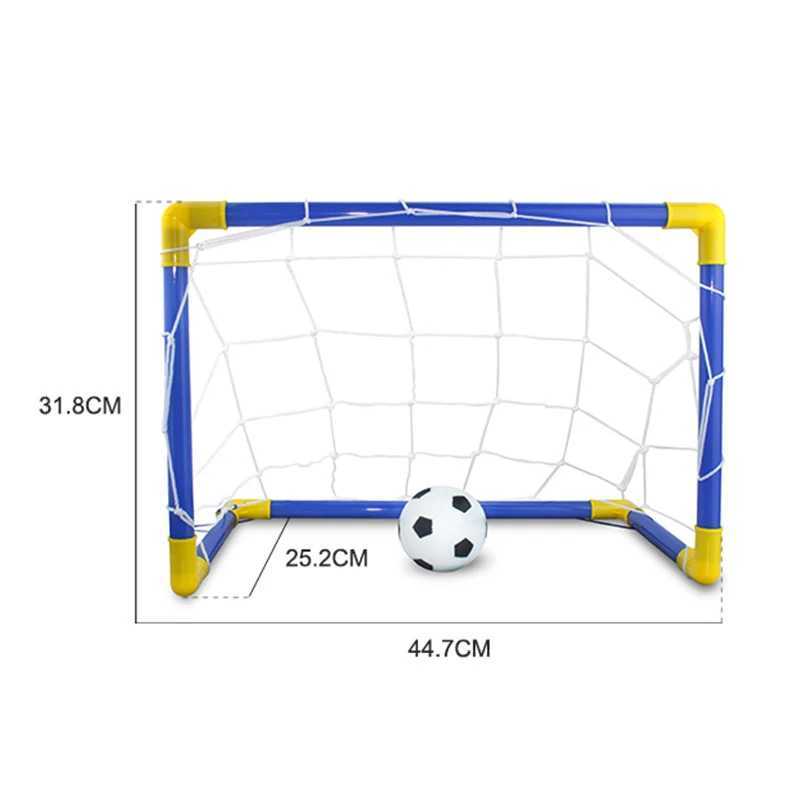 Outdoor Children Toy Football Goal Toy Set DIY Assbd Football Goal Soccer Ball Shooting Game Kid Birthday Gift Indoor PlayXJ241023