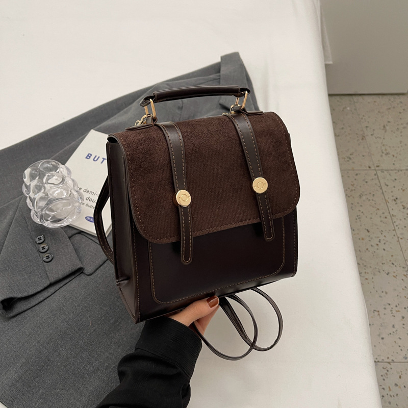 2024 bags designer NEW hot women bag free shipping New Retro Multi functional Student Backpack Handheld Travel Bag Shipping