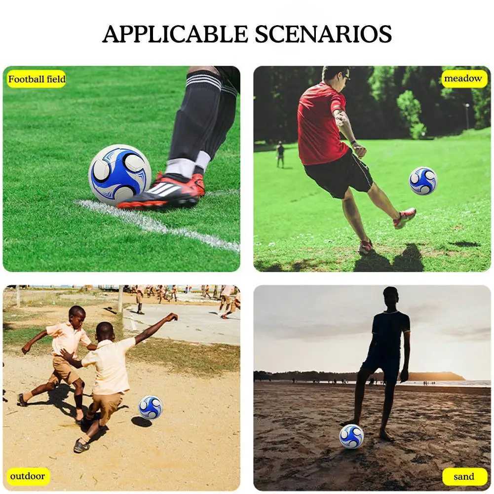 High Quality Soccer Balls Size 4 PU Material Seamss Goal Team Outdoor Match Game Football Training Ballon De FootXJ241023