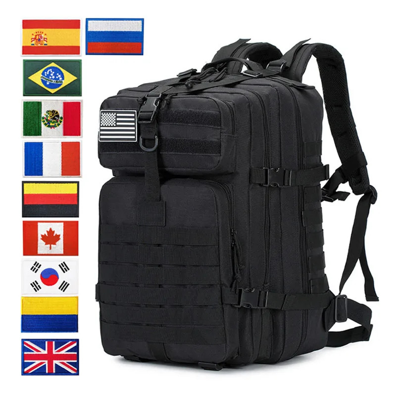 Oulilan 30L/50L 9000D Nylon Waterproof Backpack Military Rucksacks Tactical Sports Camping Hiking Fishing Hunting Bag 241023