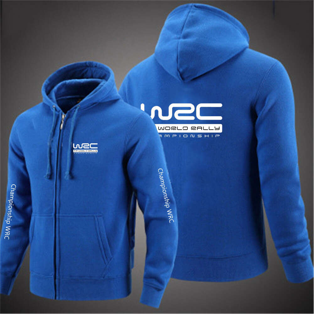 High end Rally World Championship WRC Mens Fashion Hoodies Spring And Autumn Solid Color Zipper Pullover Coat Comfortable Harajuku Top